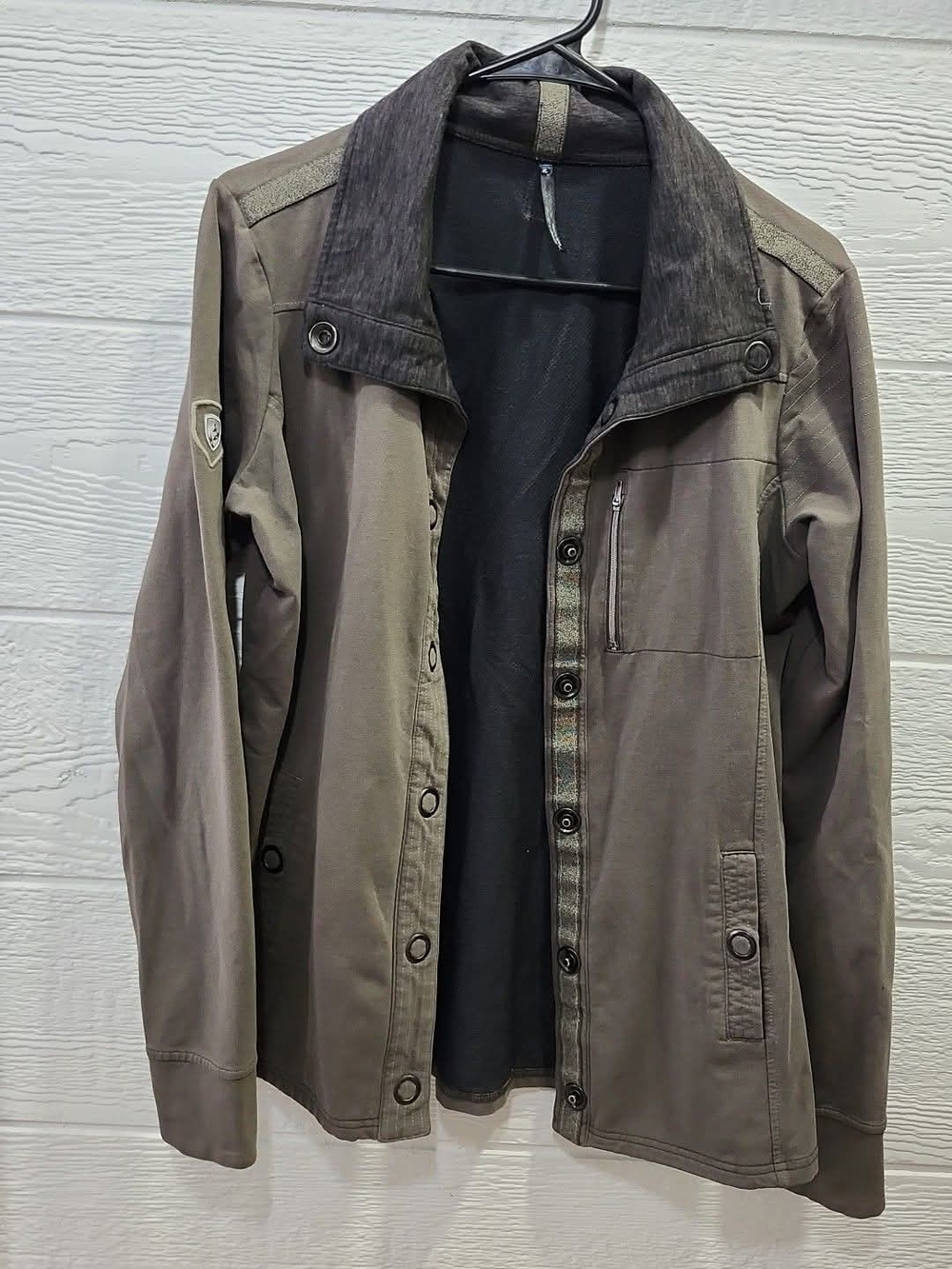 Kuhl Womens Army Green Button-Up Jacket